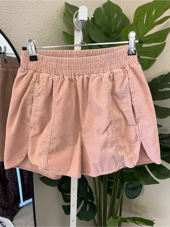 Wishlist Pants - 🌸 Blush Pink Corduroy Pull-On Shorts Sz Small | Soft Girl Coastal Chic